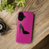 Pink Stylish Black Heel Tough Iphone Case
