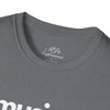 Gray & White 'Music Is Life' Unisex Softstyle Graphic T-Shirt
