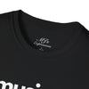 Black & White 'Music Is Life' Unisex Softstyle Graphic T-Shirt