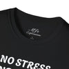 Black 'No Stress' Soft-Style T-Shirt
