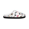 Cozy Womens Indoor Fashionista Art Printed Slippers