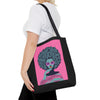 Afro Art Girl Black Design Tote Bag