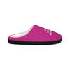 Dark Pink Women’s 'No Stress' Design Cozy House Slippers