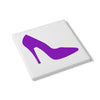 Purple Heel Ceramic Coaster