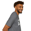 Gray & White 'Music Is Life' Unisex Softstyle Graphic T-Shirt