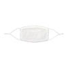 Black 'Music is Life' Snug-Fit Polyester Face Mask