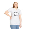 White 'Music Is Life' Unisex Softstyle Graphic T-Shirt