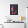 Black & Pink 'To All The Ladies' Canvas Wall Art