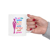 White & Pink 'To All The Ladies' Ceramic Mug